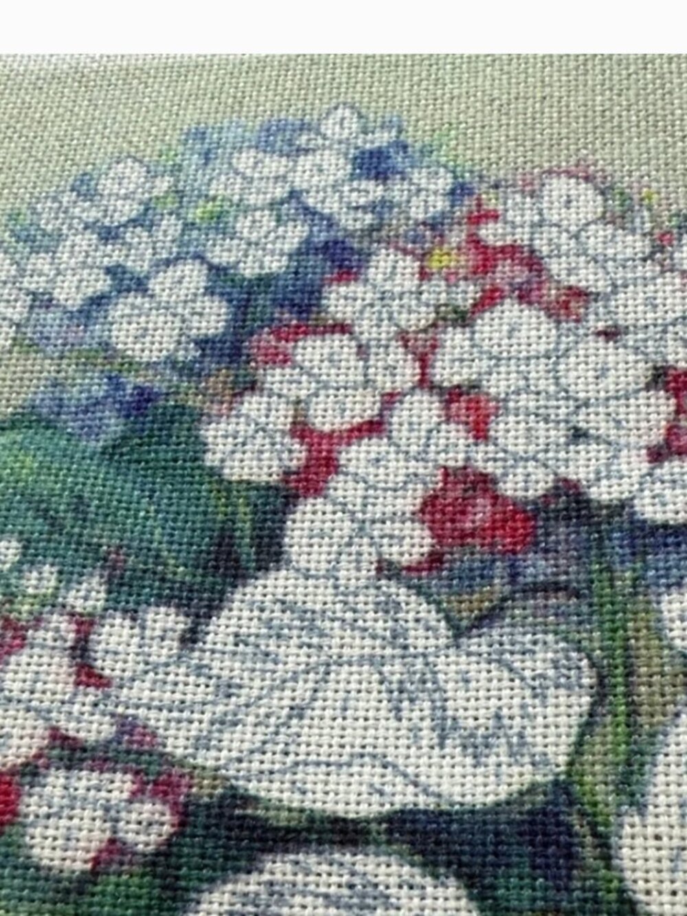 Sunset Floral Cross Stitch Pattern - Picture 3 of 4